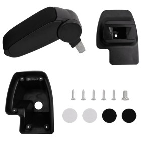 Car armrest ABS black 15x35x(33-49.5) cm by vidaXL, Motor vehicle seats - Ref: Foro24-154687, Price: 42,50 €, Discount: %