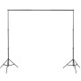 Kit estudio 3 telones fondo algodón estructura ajustable 3x6 m de vidaXL, Montajes de estudio - Ref: Foro24-275420, Precio: 2...