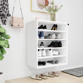 White plywood shoe cabinet 60x35x70 cm by vidaXL, Shoe racks and shoe organizers - Ref: Foro24-808936, Price: 65,35 €, Discou...