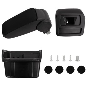 Car armrest ABS black 15x31x(28-44) cm by vidaXL, Motor vehicle seats - Ref: Foro24-154682, Price: 26,06 €, Discount: %