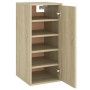 Mueble zapatero madera ingeniería roble Sonoma 32x35x70 cm de vidaXL, Zapateros y organizadores de calzado - Ref: Foro24-8089...