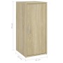 Mueble zapatero madera ingeniería roble Sonoma 32x35x70 cm de vidaXL, Zapateros y organizadores de calzado - Ref: Foro24-8089...