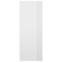 Glossy white plywood shoe cabinet 31.5x35x90cm by vidaXL, Shoe racks and shoe organizers - Ref: Foro24-809005, Price: 52,79 €...