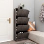 Shoe rack with 4 doors Sonoma gray engineered wood 59x24x136 cm by vidaXL, Shoe racks and shoe organizers - Ref: Foro24-33813...