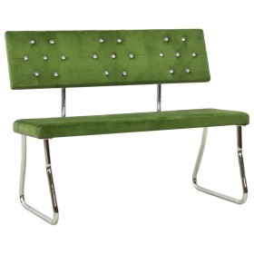 Light green velvet bench 110 cm by vidaXL, Dining and kitchen benches - Ref: Foro24-325866, Price: 114,99 €, Discount: %