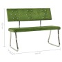 Light green velvet bench 110 cm by vidaXL, Dining and kitchen benches - Ref: Foro24-325866, Price: 114,35 €, Discount: %