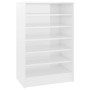 Glossy white plywood shoe cabinet 60x35x92 cm by vidaXL, Shoe racks and shoe organizers - Ref: Foro24-808951, Price: 69,04 €,...