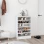 Glossy white plywood shoe cabinet 60x35x92 cm by vidaXL, Shoe racks and shoe organizers - Ref: Foro24-808951, Price: 69,04 €,...