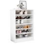 Glossy white plywood shoe cabinet 60x35x92 cm by vidaXL, Shoe racks and shoe organizers - Ref: Foro24-808951, Price: 69,04 €,...