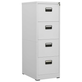 Aktenschrank aus hellgrauem Stahl 46x62x133 cm von vidaXL, Aktenschränke - Ref: Foro24-336279, Preis: 370,57 €, Rabatt: %