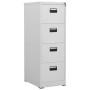 Aktenschrank aus hellgrauem Stahl 46x62x133 cm von vidaXL, Aktenschränke - Ref: Foro24-336279, Preis: 317,42 €, Rabatt: %