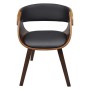 Dining chairs 2 pcs curved wood brown faux leather by vidaXL, dining chairs - Ref: Foro24-270043, Price: 299,66 €, Discount: %