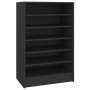 Black plywood shoe cabinet 60x35x92 cm by vidaXL, Shoe racks and shoe organizers - Ref: Foro24-808946, Price: 82,13 €, Discou...