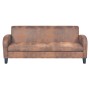 Brown artificial suede 2-piece sofa set by vidaXL, Sofas - Ref: Foro24-275226, Price: 681,38 €, Discount: %