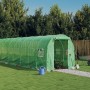 Greenhouse with a green steel structure, 28 m², 14x2x2 m. by vidaXL, Greenhouses - Ref: Foro24-3188022, Price: 404,19 €, Disc...