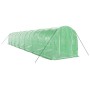 Greenhouse with a green steel structure, 28 m², 14x2x2 m. by vidaXL, Greenhouses - Ref: Foro24-3188022, Price: 404,19 €, Disc...