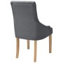 Dining chairs 4 units of dark gray fabric by vidaXL, dining chairs - Ref: Foro24-274423, Price: 608,19 €, Discount: %