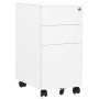 Mobile filing cabinet in white steel, 30x45x59 cm. by vidaXL, Filing cabinets - Ref: Foro24-335982, Price: 125,44 €, Discount: %