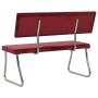 Red velvet bench 110 cm by vidaXL, Dining and kitchen benches - Ref: Foro24-325868, Price: 116,99 €, Discount: %