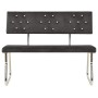 Dark gray velvet bench 110 cm by vidaXL, Dining and kitchen benches - Ref: Foro24-325864, Price: 131,71 €, Discount: %