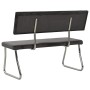 Dark gray velvet bench 110 cm by vidaXL, Dining and kitchen benches - Ref: Foro24-325864, Price: 131,71 €, Discount: %