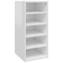 Mueble zapatero 2 uds contrachapado blanco brillo 31,5x35x70 cm de vidaXL, Zapateros y organizadores de calzado - Ref: Foro24...