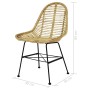 Esszimmerstühle 6 Einheiten aus natürlichem Rattan von vidaXL, Essstühle - Ref: Foro24-275498, Preis: 540,83 €, Rabatt: %