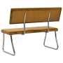 Brown velvet bench 110 cm by vidaXL, Dining and kitchen benches - Ref: Foro24-325871, Price: 119,49 €, Discount: %