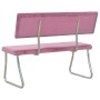 Pink velvet bench 110 cm by vidaXL, Dining and kitchen benches - Ref: Foro24-325867, Price: 115,16 €, Discount: %