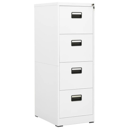 Armario archivador de acero blanco 46x62x133 cm de vidaXL, Armarios archivadores - Ref: Foro24-336278, Precio: 289,90 €, Desc...