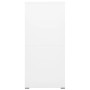 Armario archivador de acero blanco 46x62x133 cm de vidaXL, Armarios archivadores - Ref: Foro24-336278, Precio: 289,90 €, Desc...