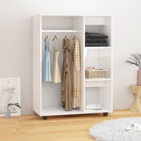 Schrank aus glänzend weißem Sperrholz, 80 x 40 x 110 cm von vidaXL, Kleiderschränke - Ref: Foro24-808519, Preis: 75,40 €, Rab...