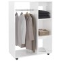 Glossy white plywood cabinet 80x40x110 cm by vidaXL, Wardrobes - Ref: Foro24-808519, Price: 79,63 €, Discount: %