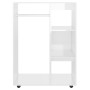 Glossy white plywood cabinet 80x40x110 cm by vidaXL, Wardrobes - Ref: Foro24-808519, Price: 79,63 €, Discount: %