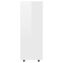 Glossy white plywood cabinet 80x40x110 cm by vidaXL, Wardrobes - Ref: Foro24-808519, Price: 79,63 €, Discount: %