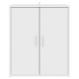 White engineered wood shoe cabinet 60x35x70 cm by vidaXL, Shoe racks and shoe organizers - Ref: Foro24-808918, Price: 84,46 €...