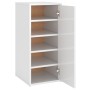 Glossy white plywood shoe cabinet 32x35x70 cm by vidaXL, Shoe racks and shoe organizers - Ref: Foro24-808966, Price: 81,47 €,...