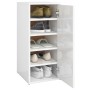 Glossy white plywood shoe cabinet 32x35x70 cm by vidaXL, Shoe racks and shoe organizers - Ref: Foro24-808966, Price: 81,47 €,...