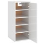 Glossy white plywood shoe cabinet 32x35x70 cm by vidaXL, Shoe racks and shoe organizers - Ref: Foro24-808966, Price: 81,47 €,...