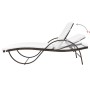 Sun loungers with table 2 units brown synthetic rattan by vidaXL, Loungers - Ref: Foro24-274868, Price: 324,58 €, Discount: %