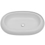 Lavabo de baño ovalado con grifo mezclador cerámica blanco de vidaXL, Lavabos - Ref: Foro24-275496, Precio: 98,12 €, Descuent...