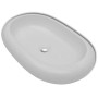 Lavabo de baño ovalado con grifo mezclador cerámica blanco de vidaXL, Lavabos - Ref: Foro24-275496, Precio: 98,12 €, Descuent...