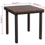 Sun loungers with table 2 units brown synthetic rattan by vidaXL, Loungers - Ref: Foro24-274868, Price: 324,58 €, Discount: %