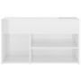 Glossy white plywood shoe bench 80x30x45cm by vidaXL, Shoe racks and shoe organizers - Ref: Foro24-808753, Price: 52,99 €, Di...