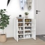 Shoe rack furniture 2 units glossy white plywood 32x35x70 cm by vidaXL, Shoe racks and shoe organizers - Ref: Foro24-808967, ...