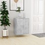 Engineered wood shoe cabinet in concrete gray, 60x35x70 cm by vidaXL, Shoe racks and shoe organizers - Ref: Foro24-808922, Pr...