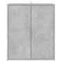 Engineered wood shoe cabinet in concrete gray, 60x35x70 cm by vidaXL, Shoe racks and shoe organizers - Ref: Foro24-808922, Pr...