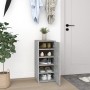 Engineered wood shoe cabinet in concrete gray, 32x35x70 cm. by vidaXL, Shoe racks and shoe organizers - Ref: Foro24-808962, P...