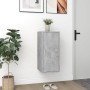 Engineered wood shoe cabinet in concrete gray, 32x35x70 cm. by vidaXL, Shoe racks and shoe organizers - Ref: Foro24-808962, P...