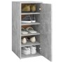 Mueble zapatero madera de ingeniería gris hormigón 32x35x70 cm de vidaXL, Zapateros y organizadores de calzado - Ref: Foro24-...